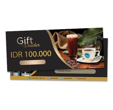 Lifestyle - Voucher Excelso Café/ Store Rp.100.000